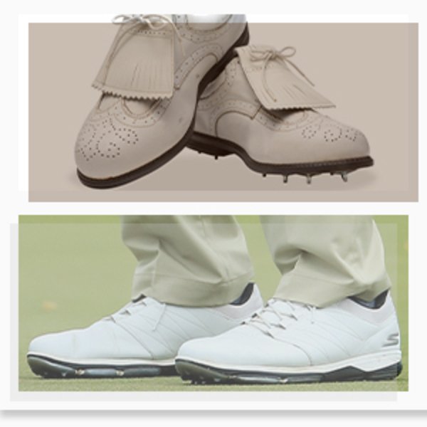 Skechers golf shoes - old vs present