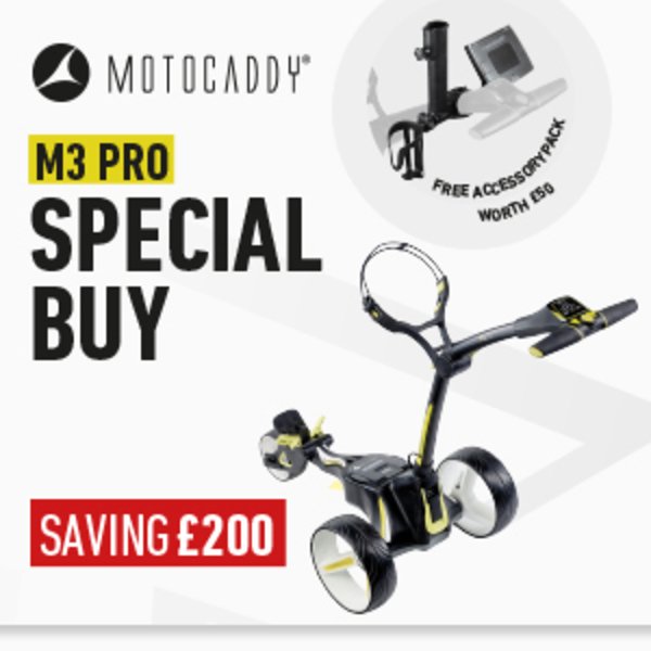 Save £200 on a Motocaddy trolley