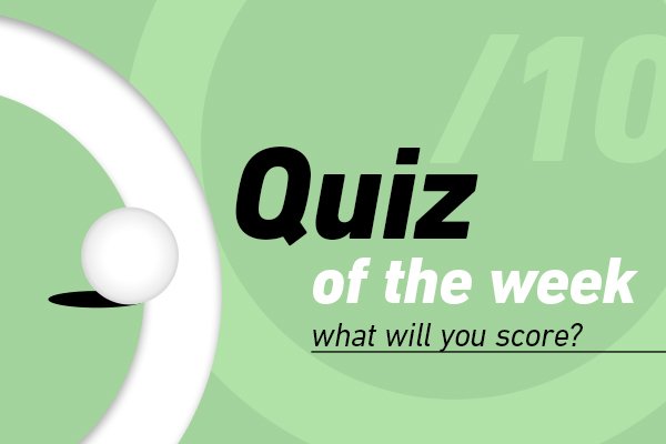Quiz of the Week - Masters edition