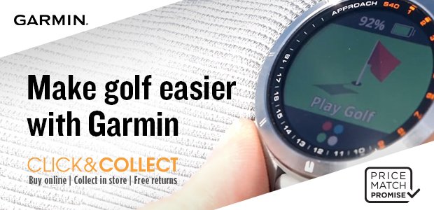 Garmin's 2020 Golf GPS range - order via Click and Collet