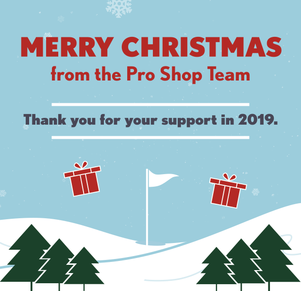 Merry Christmas from the Pro Shop Team