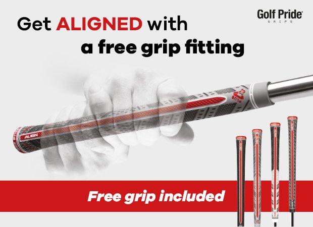 Free grip fitting and Golf Pride ALIGN grip