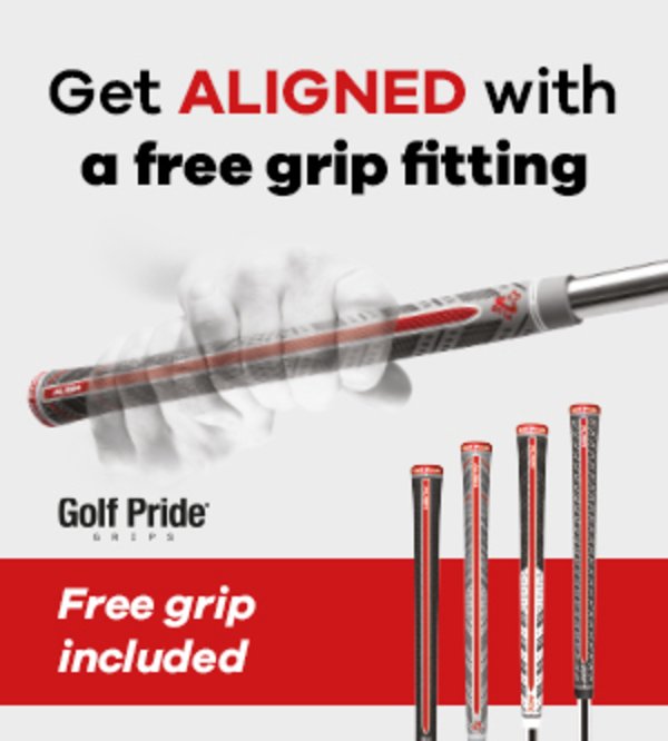 Free grip fitting and Golf Pride ALIGN gripGolf Pride promo