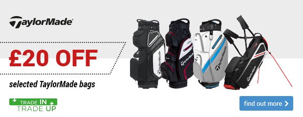 TaylorMade Bag Trade-In - £20 OFF selected bags in-store