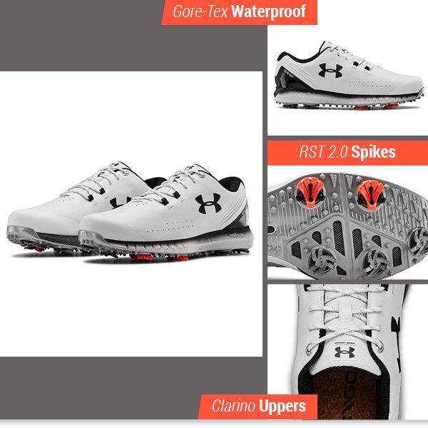 Under Armour Women's HOVR Drive Clarino Golf Shoes - White