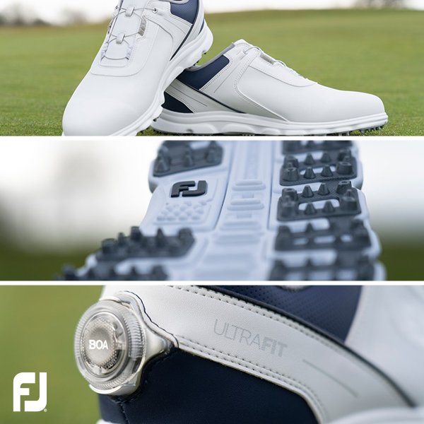 FootJoy UltraFit BOA spikeless golf shoes