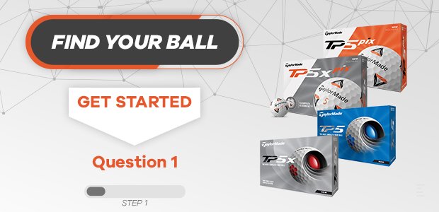 TaylorMade TP5 & TP5x golf balls with Pix