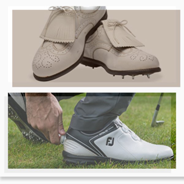 FJ golf shoes - old vs present