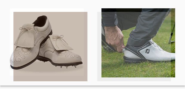 FJ golf shoes - old vs present