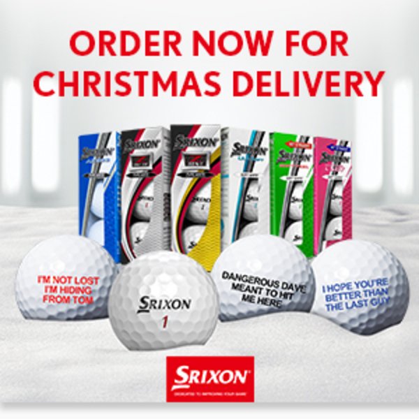 Srixon personlised golf balls