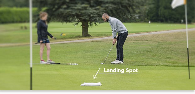 Landing spots when chipping
