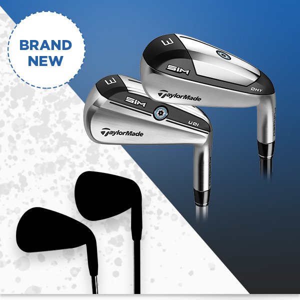 TaylorMade SIM UDI and DHY clubs