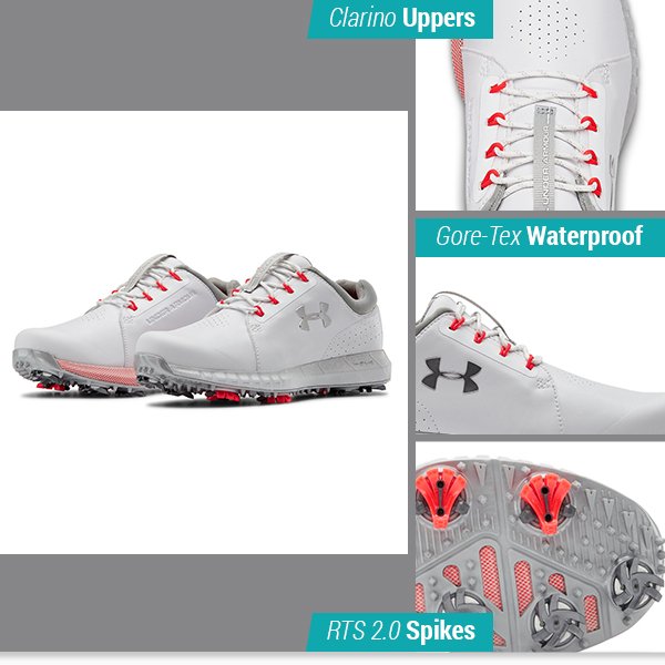 Under Armour Ladies Hovr Drive Clarino spiked golf shoes