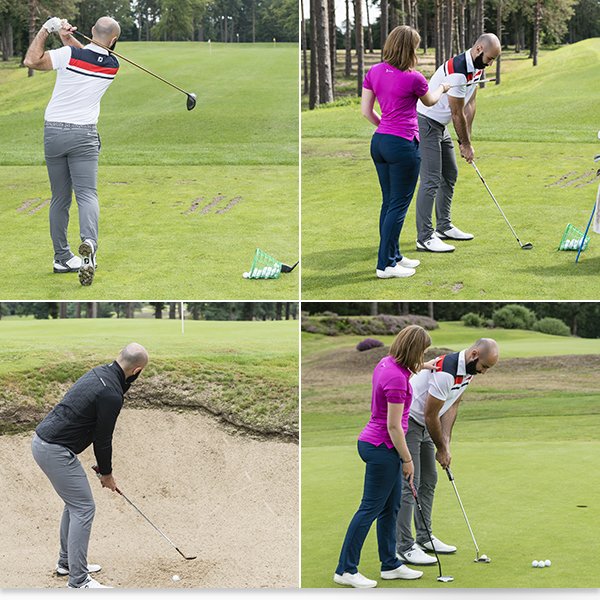 A variety of golf coaching sessions available at the golf club