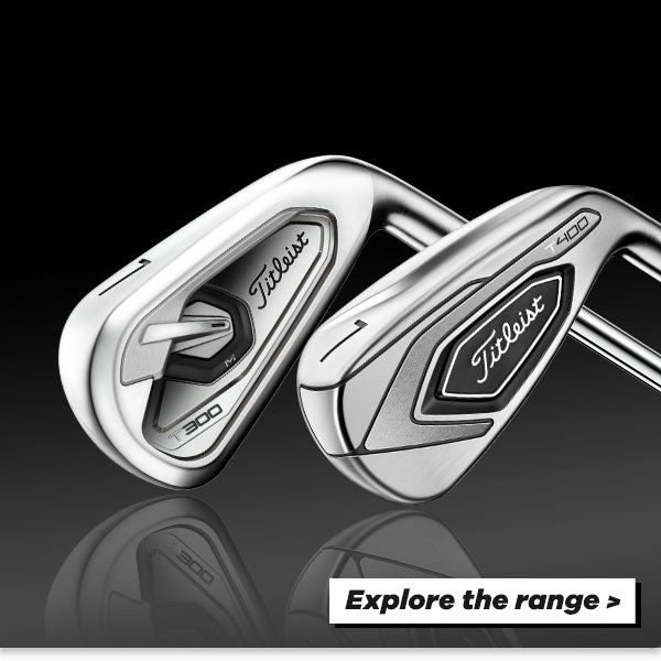 Titleist T300 and T400 irons