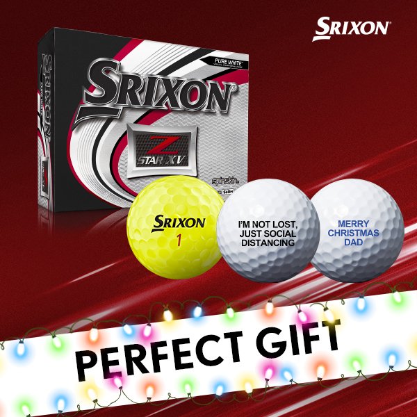 Srixon Z-Star XV golf ball free personalisation