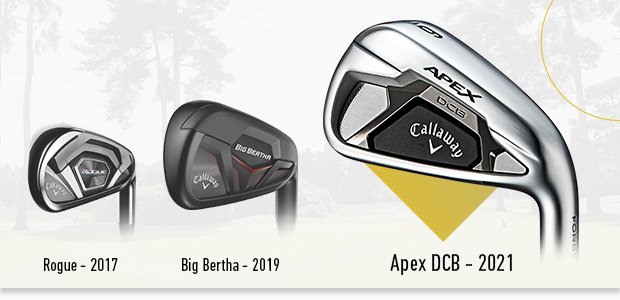 The evolution of Callaway irons to Apex DCB