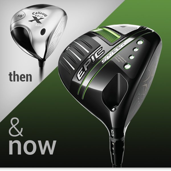 Callaway drivers from 2006 vs. 2021