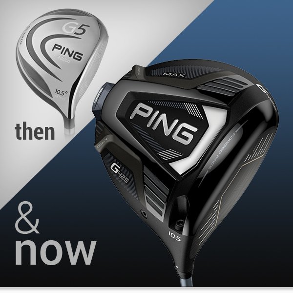 PING drivers from 2006 vs. 2021