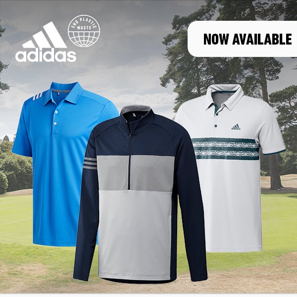 Brand-new adidas golf clothing