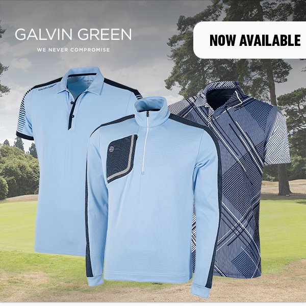 Brand-new Galvin Green golf clothing