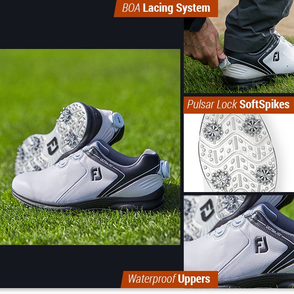 FootJoy UltraFit spiked golf shoes