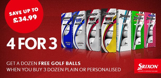 Srixon 4-for-3 - Save up to £34.99