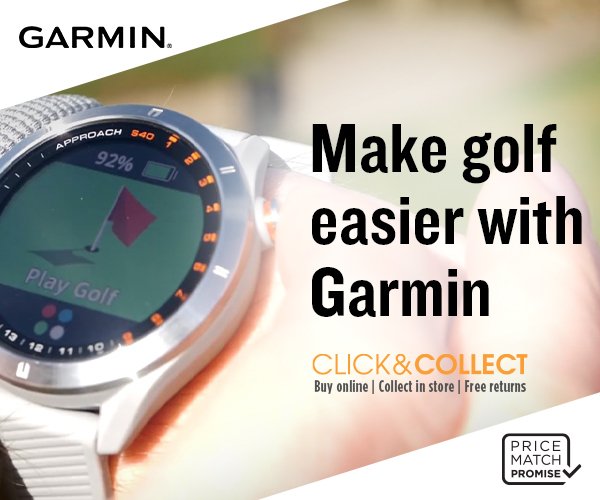 Garmin's 2020 Golf GPS range - order via Click and Collet