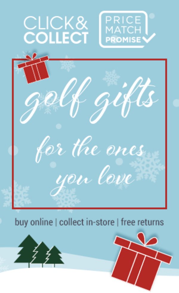 Golf gifts for the ones you love via our Click and Collect service