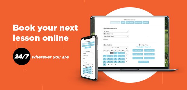 Book your next lesson online, at any time, from anywhere