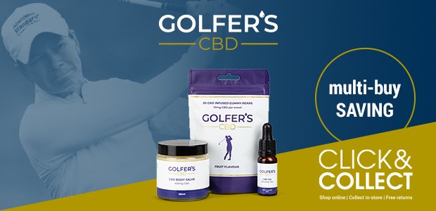 Golfer's CBD is now available through Click & Collect