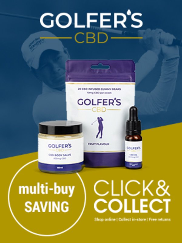 Golfer's CBD is now available through Click & Collect