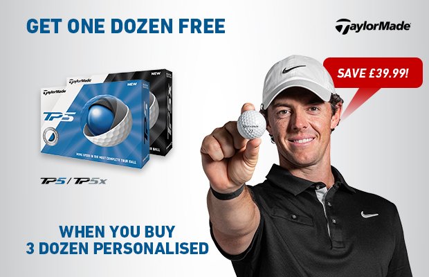 4 dozen TaylorMade TP5 balls for the price of 3