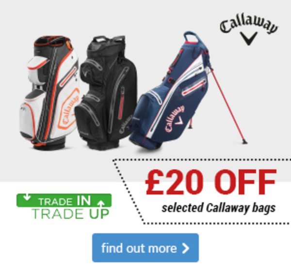 Callaway Bag Trade-In - £20 OFF selected bags in-store