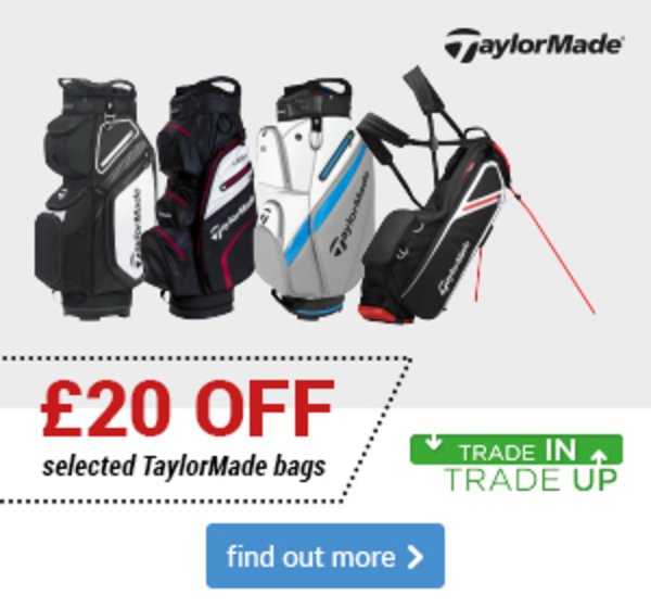 TaylorMade Bag Trade-In - £20 OFF selected bags in-store