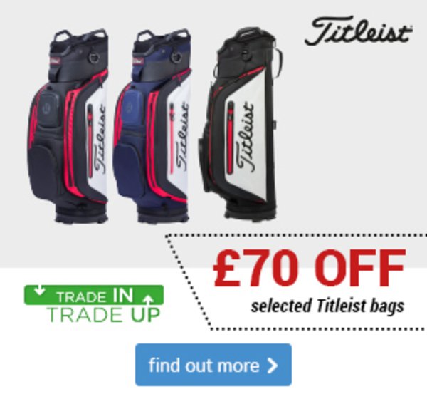 Titleist Bag Trade-In - £70 OFF selected bags in-store
